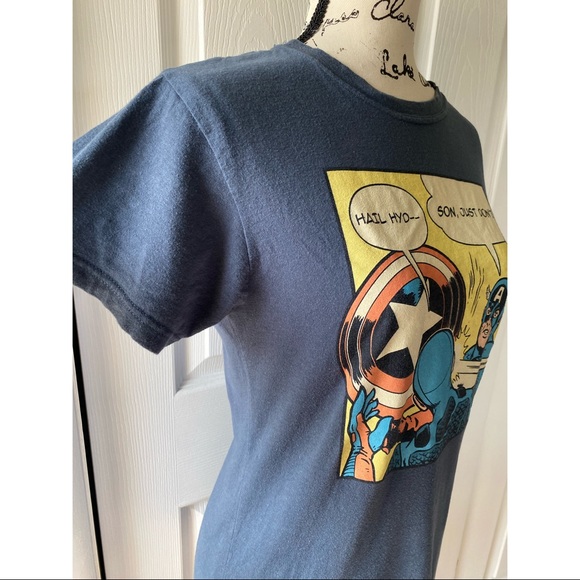 Marvel Captain America Gender Neutral T-shirt - Picture 2 of 3